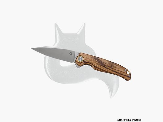 BLACKFOX – ARGUS FOLDING KNIFE ZEBRA WOOD HANDLE