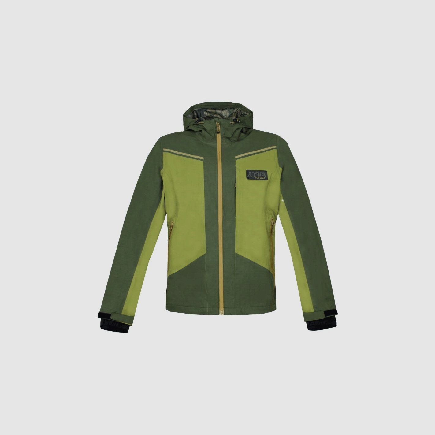 Zotta Forest - Storm Herrenjacke wasserdicht grün und gelb, Bild 1 von 2