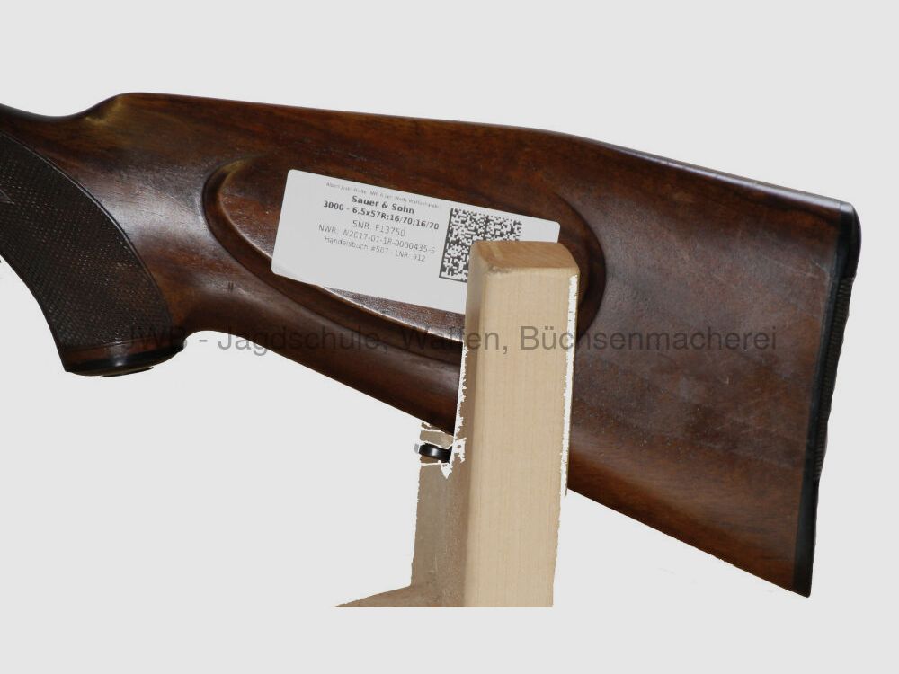 Sauer & Sohn 3000 mit mündungslangem ESL und variablem ZFR	 6,5x57R;16/70;16/70