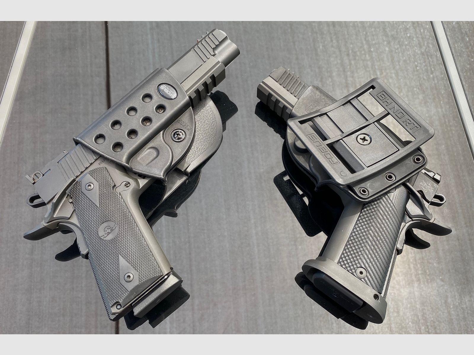 Rotation Holster Set für Gürtel und mit Paddel