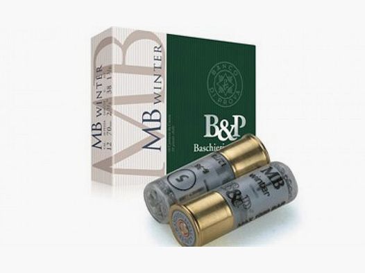 BASCHIERI & P. cartridges MB Winter cal. 12 gr. 38 pb. 6 special wood pigeon