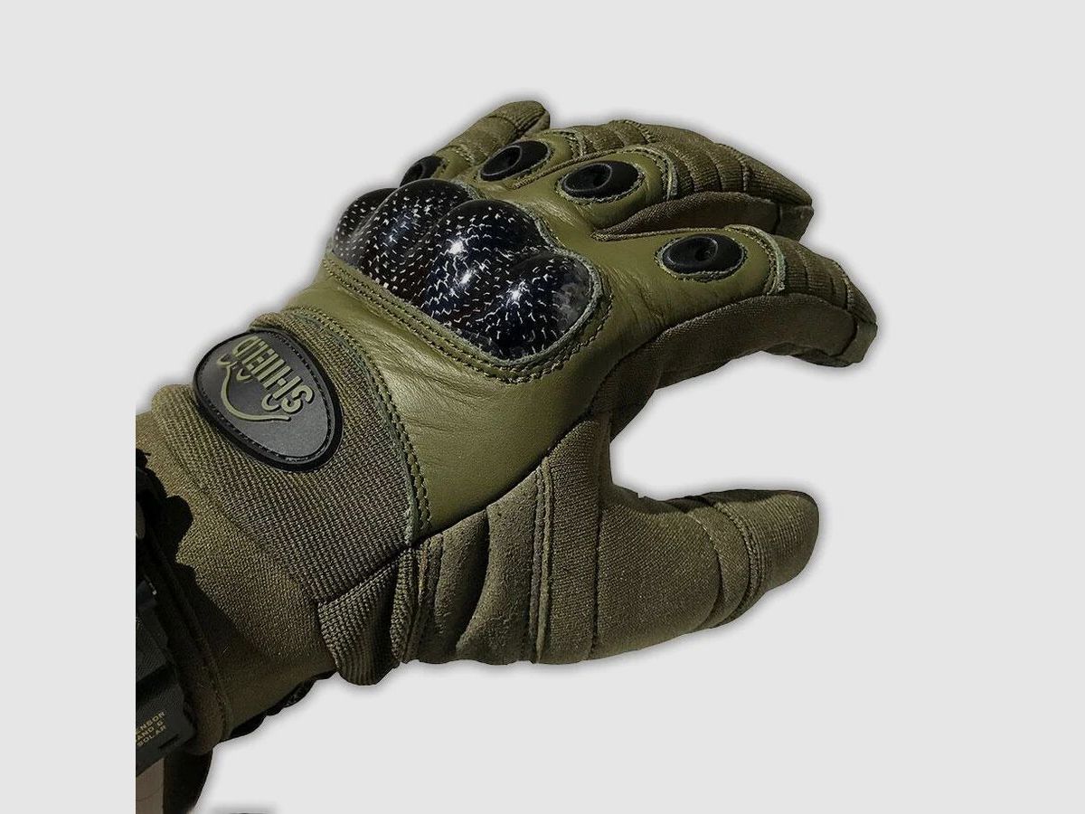 Shield SHIELD Tactical Carbon Einsatzhandschuh - Oliv