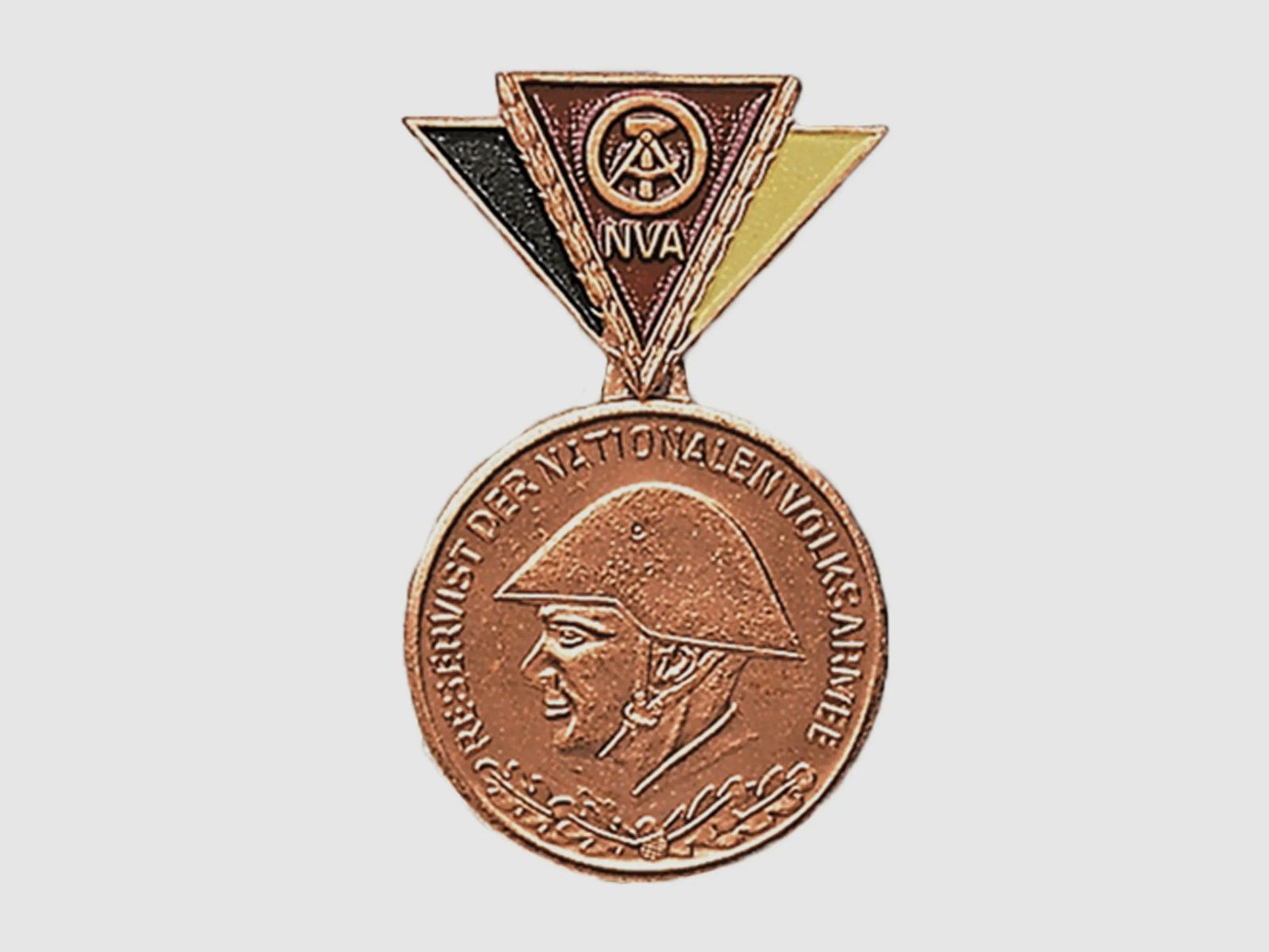 NVA Leistungsabzeichen NVA Reservisten bronzefarben