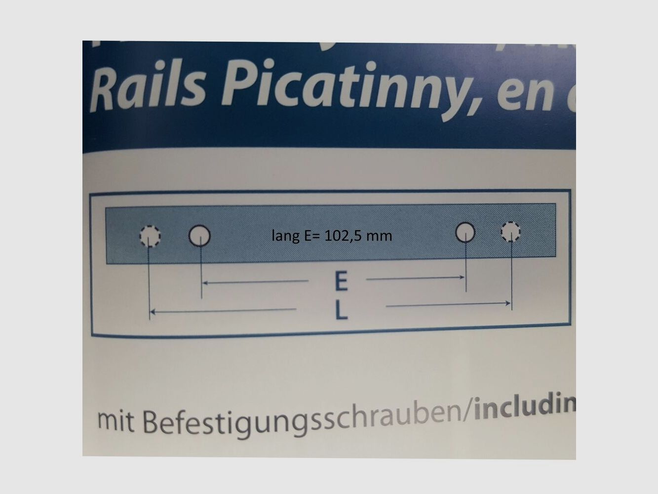 Sabatti Picatinny Base 0MOA długa E=102,5mm