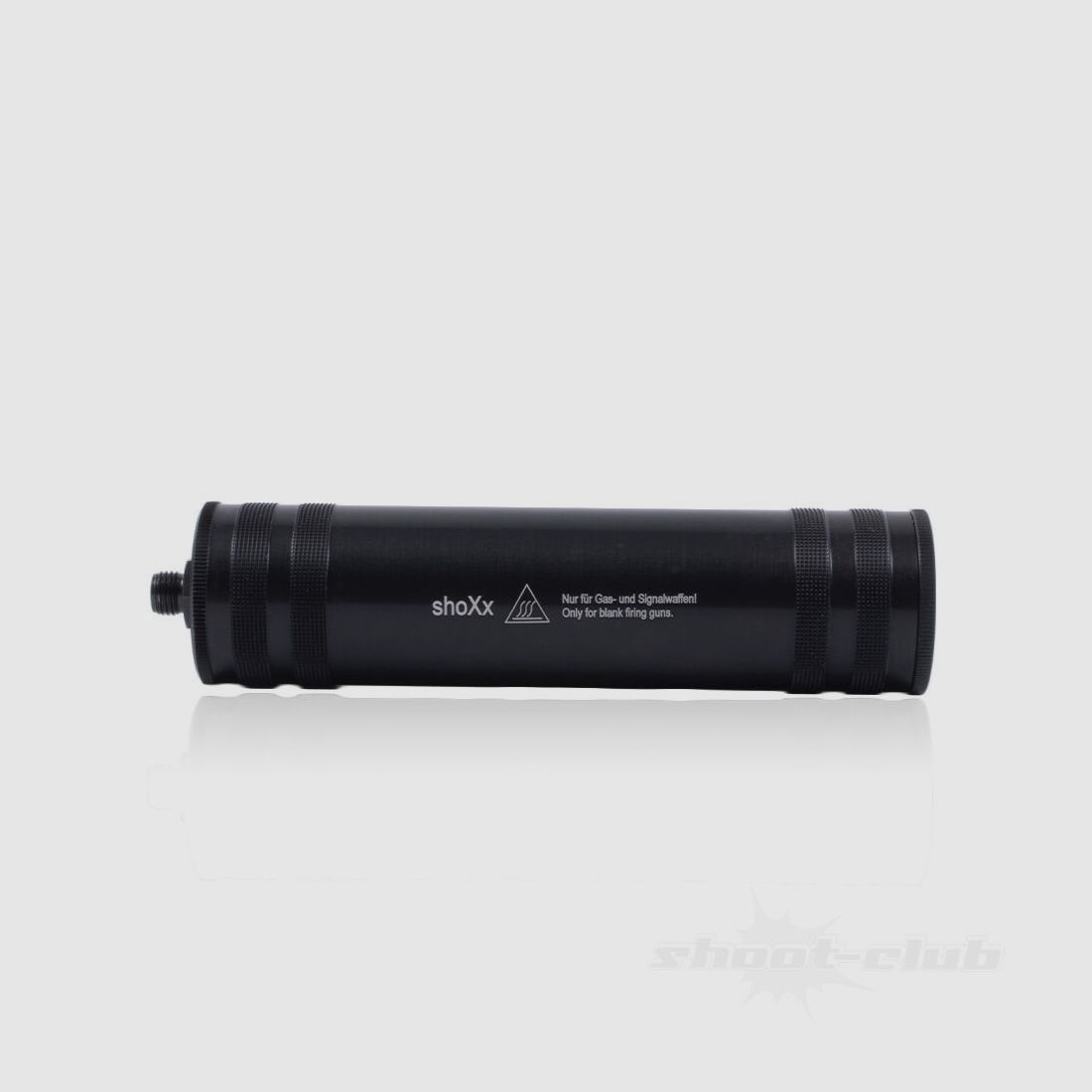 shoXx Universal Schreckschuss- Schalldämpfer - brüniert