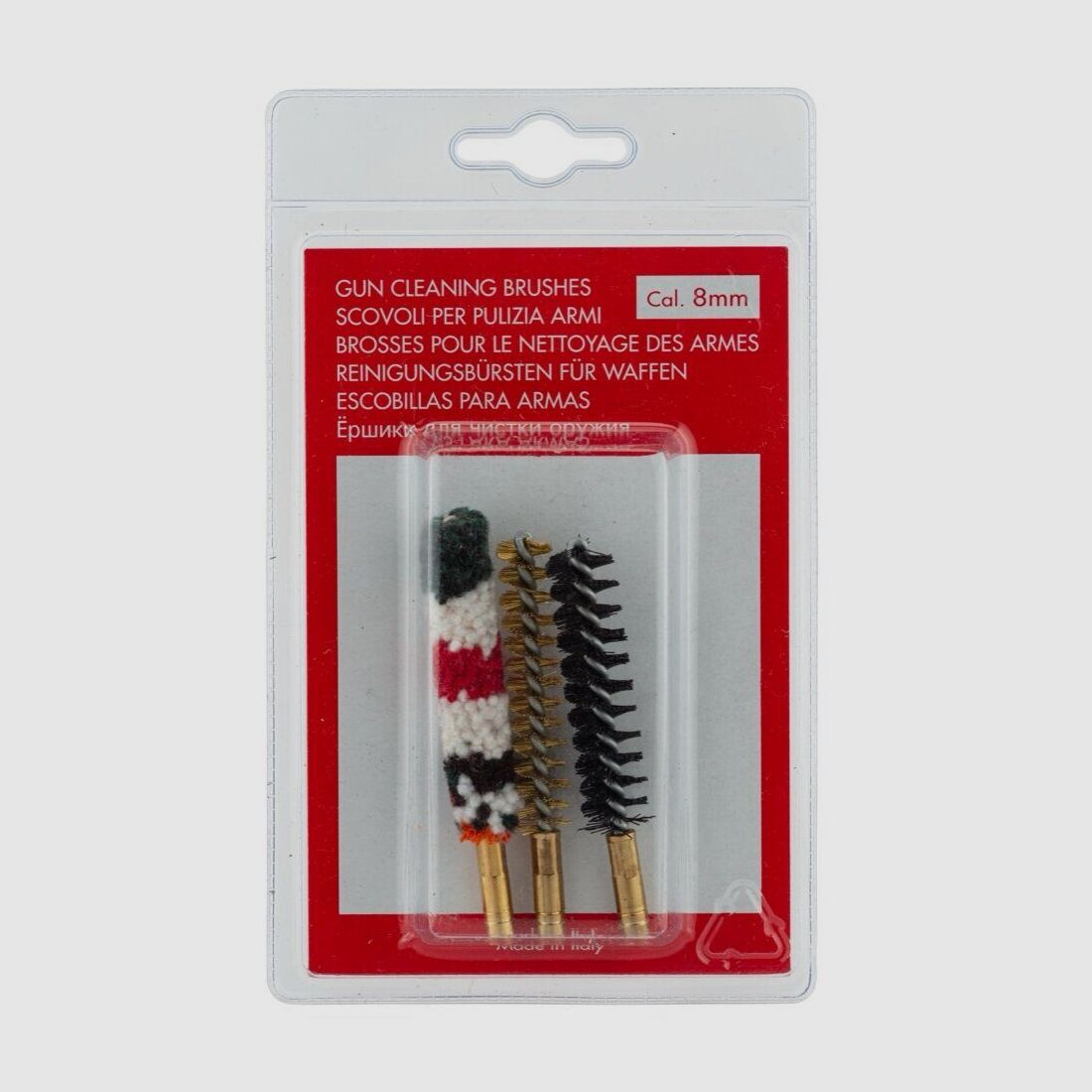 Set of three brushes for rifled barrel firearms – M3 female Cal. 8 mm, image 6 of 6