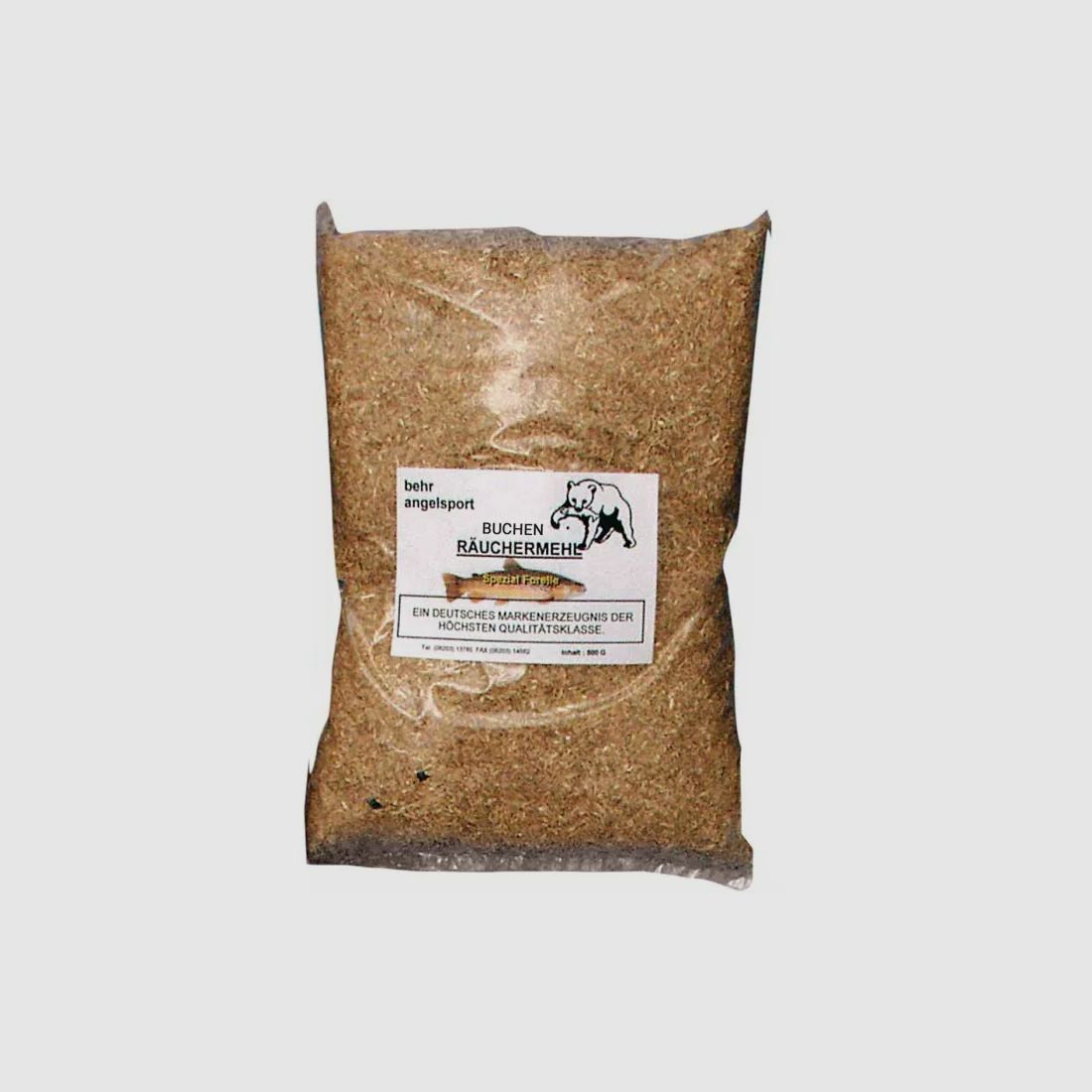 Behr harina de ahumar especial - trucha - 500g