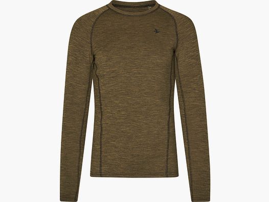 Seeland Langarmshirt Aia Peak Military Olive Melange