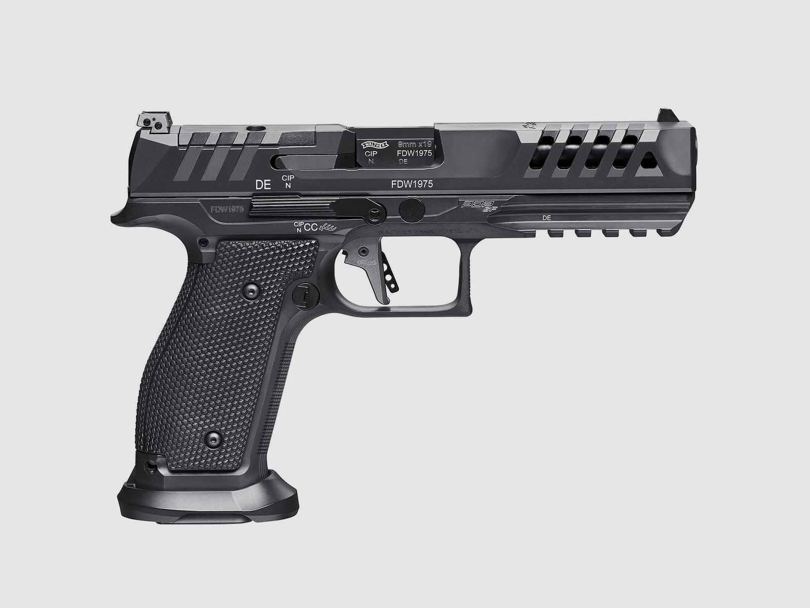 Walther PDP Cadre en Acier Match FS 5.0"