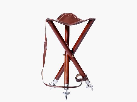 Dreibein-Ansitzstuhl mit Tell. Sitzhöhe 55cm