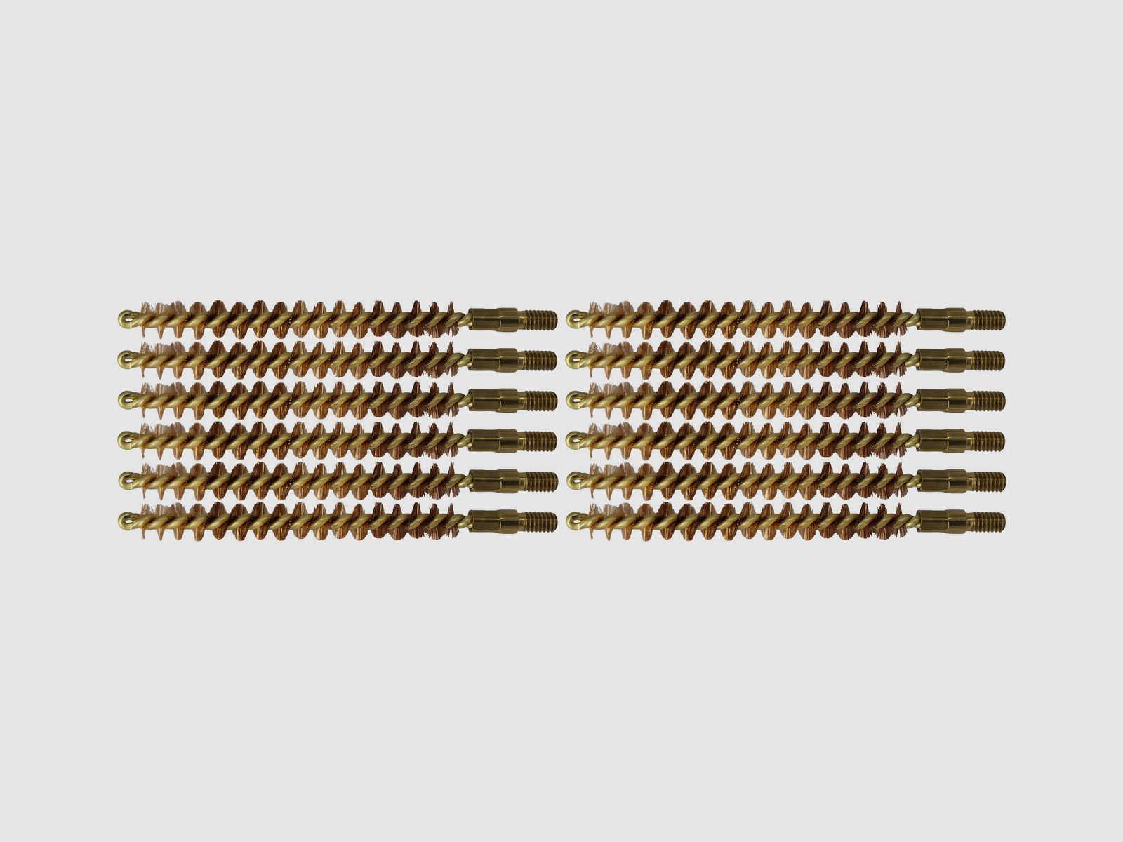 12 mosiężnych szczotek czyszczących 6,5 mm karabin