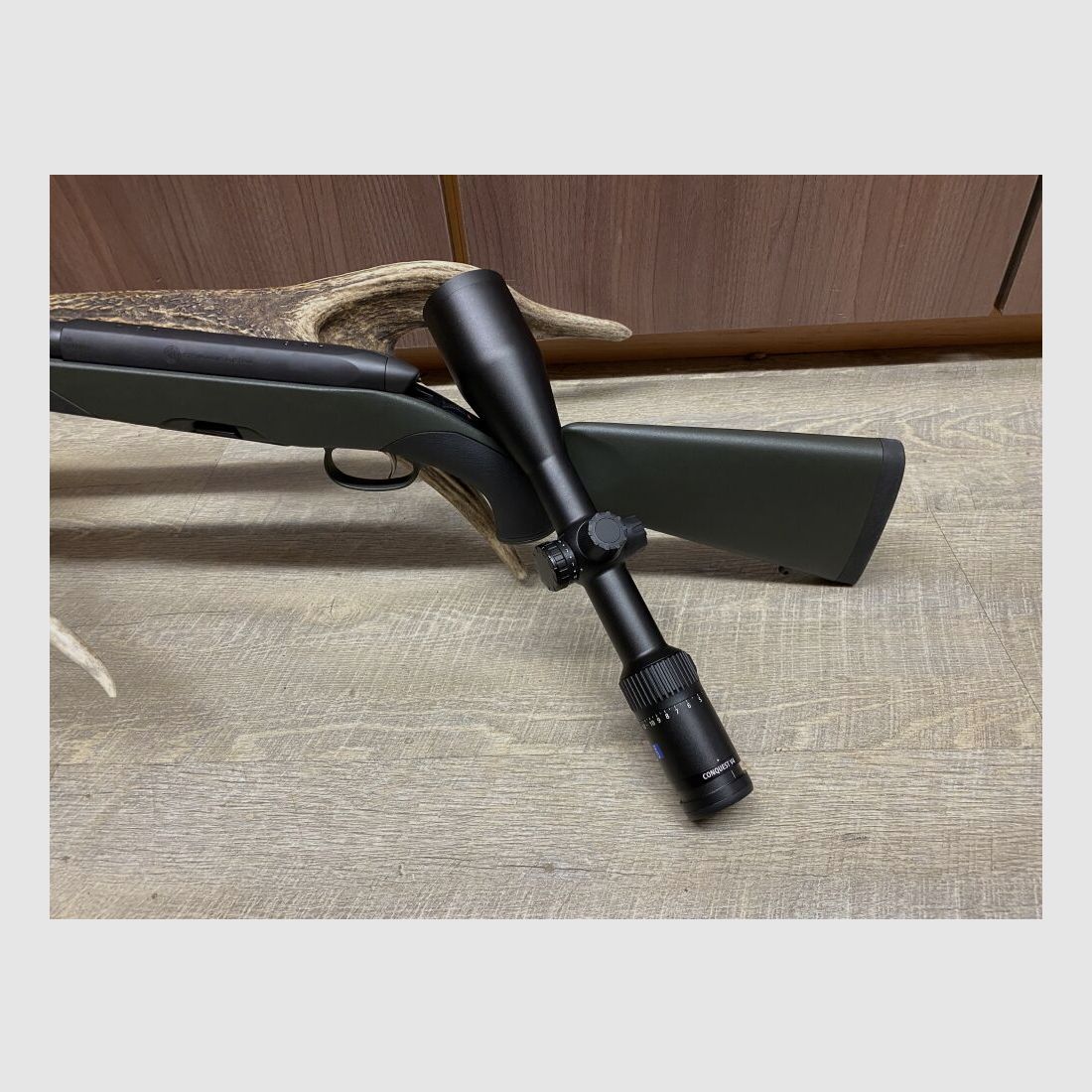 Steyr Mannlicher CL2 SX, with Zeiss Conquest V4 3-12x56