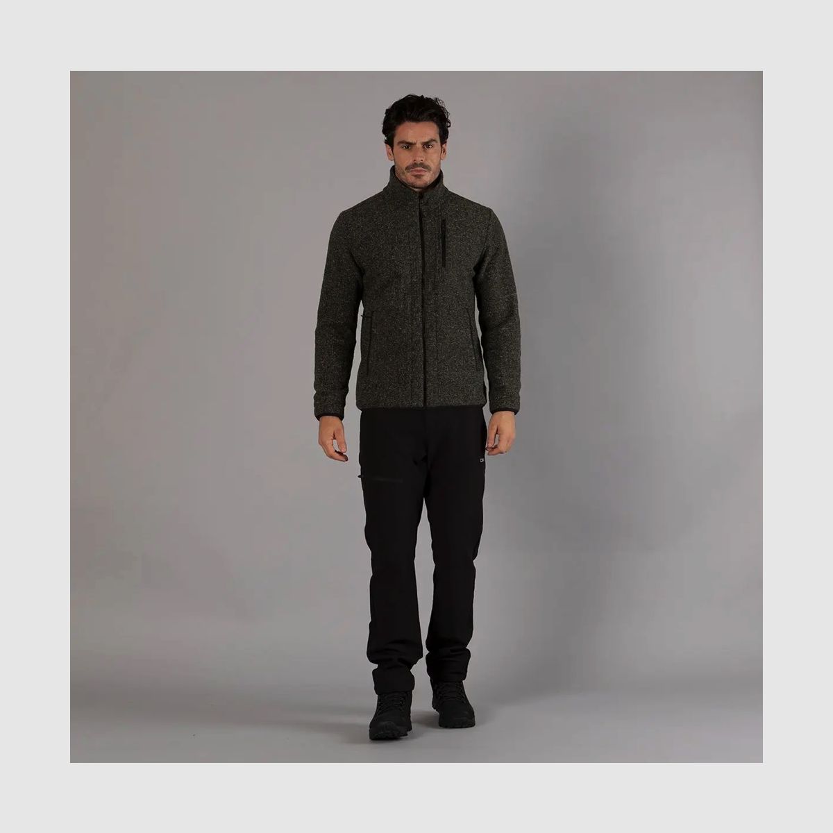 CMP Fleece Kurtka Męska z recyklingu Forest Mel.