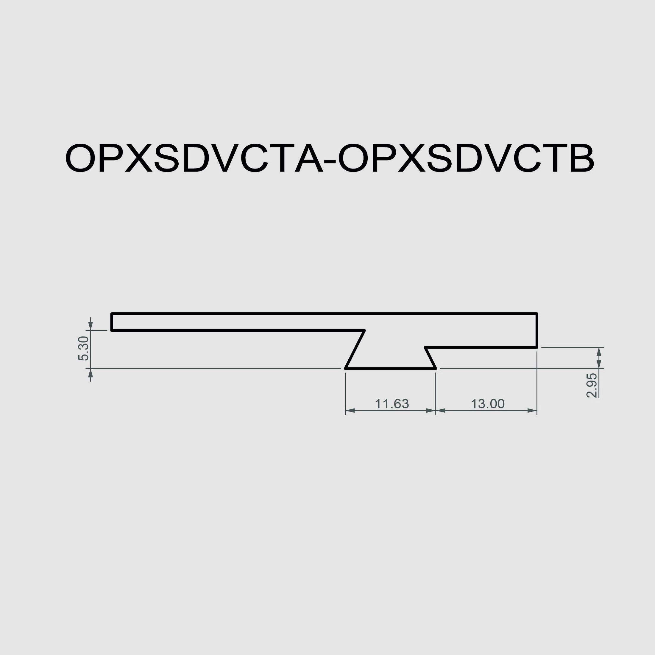 Red Dot Dovetail-grondplaat (Type A) voor STI 2011 DVC Tactical en Nighthawk – TONI SYSTEM / Red dot dovetail basisplaat (type A) voor STI 2011 DVC Tactical en Nighthawk - TONI SYSTEM * ITEM CODE OPXSDVCTA, afbeelding 5 van 5