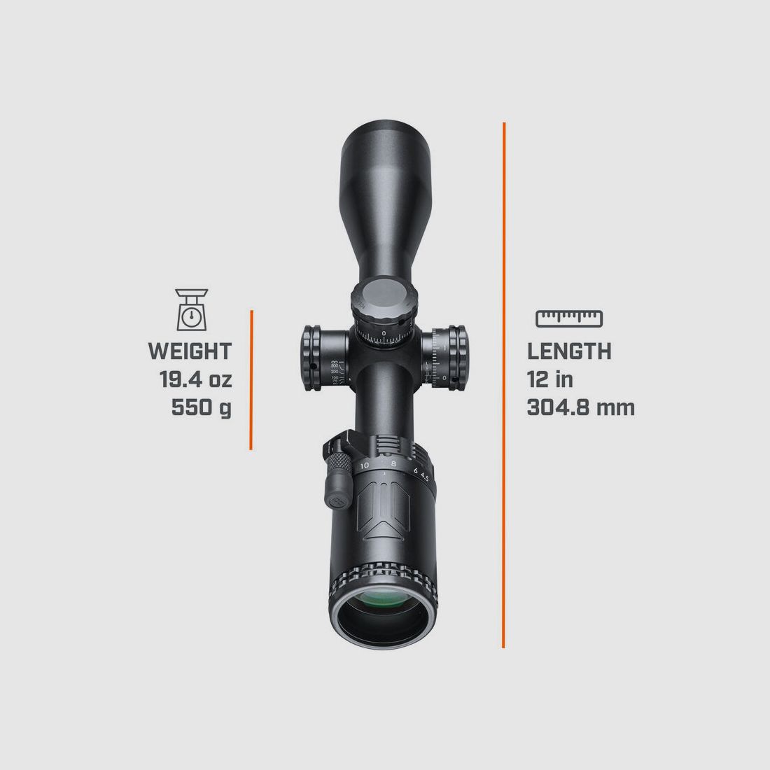 Bushnell AR Scope Richtkijker 4,5-18x40 Drop Zone 308 BDC Reticle in het 2e Focal Plane