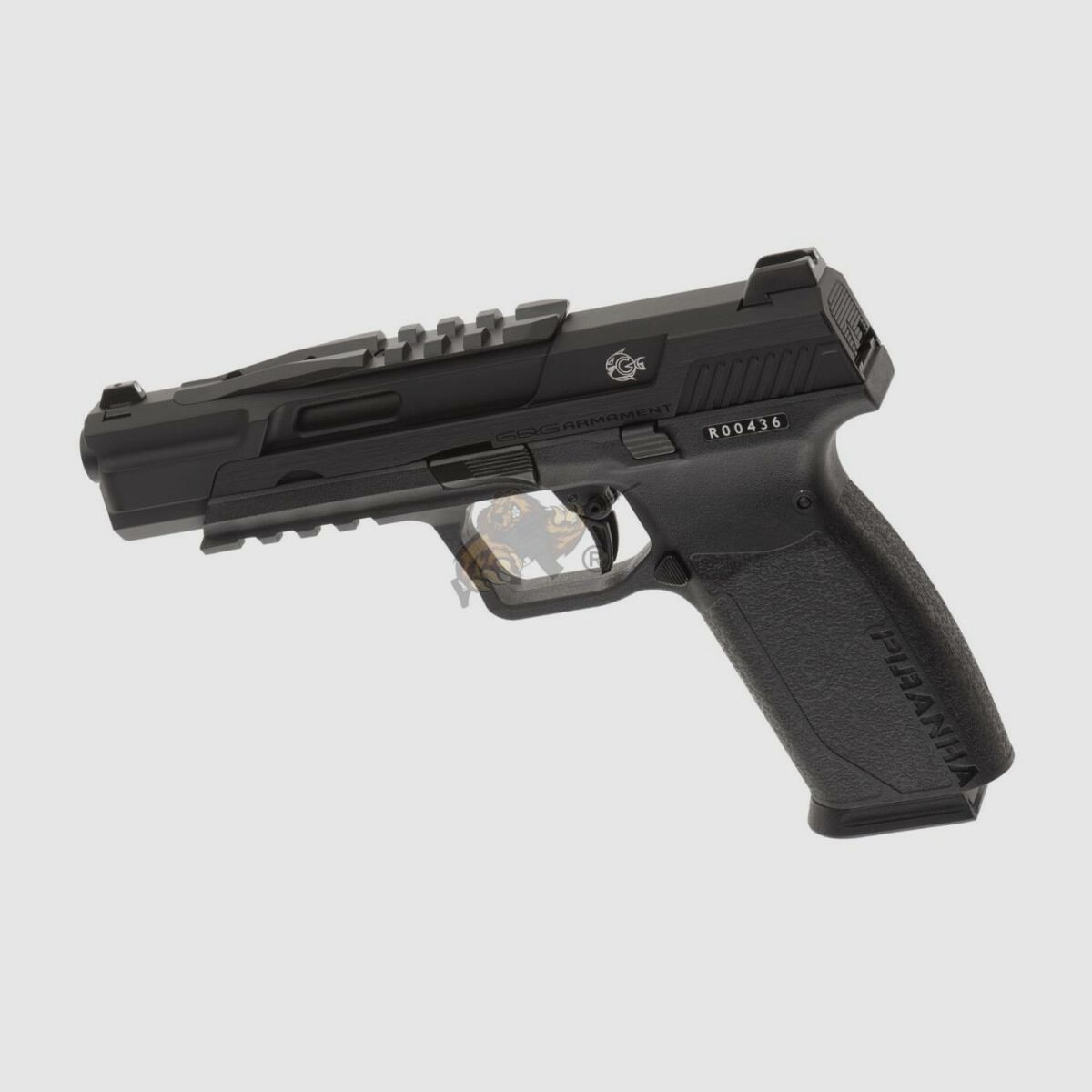 G&G Piranha TR GBB Airsoft Pistol in black -F-