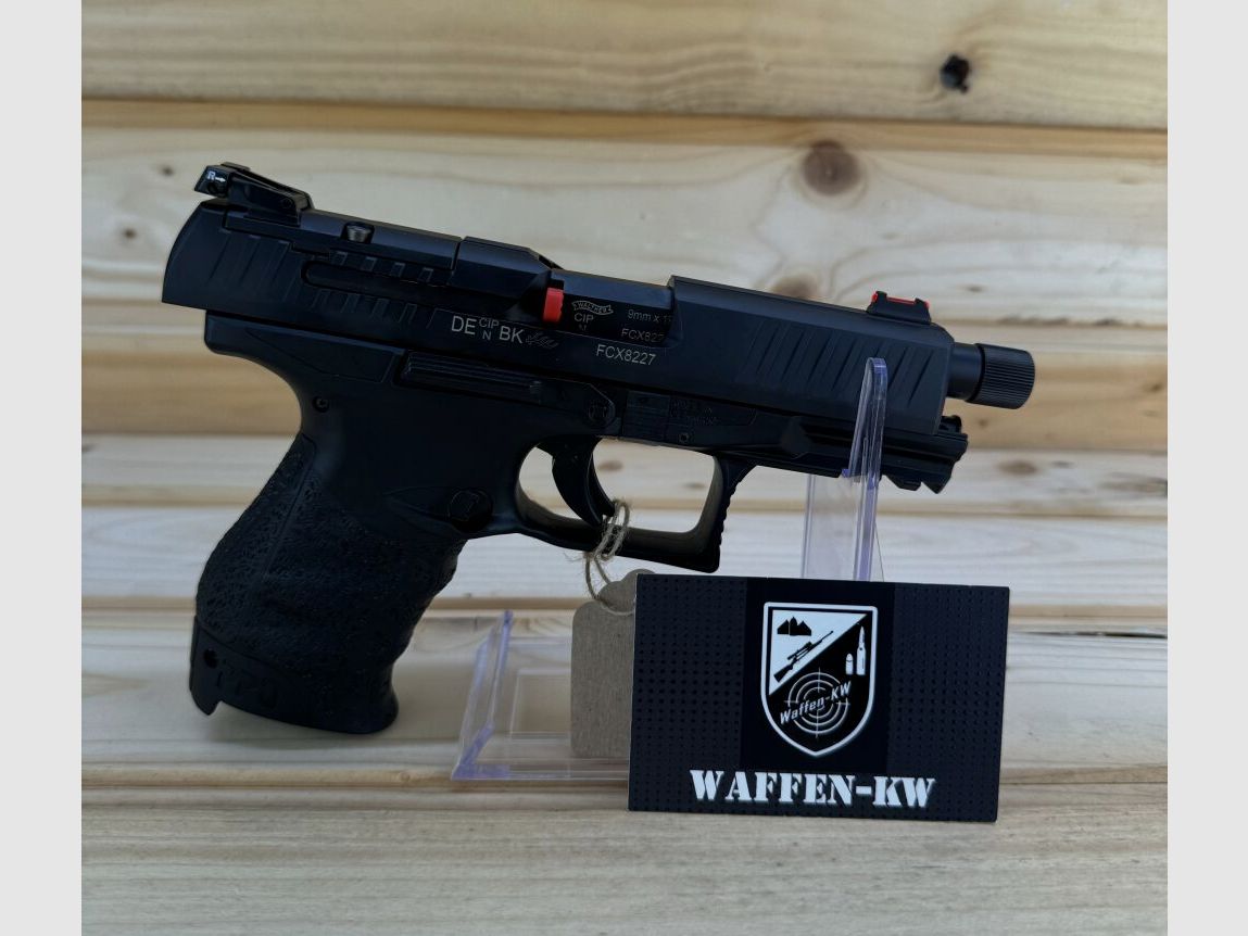 Vorführwaffe Carl Walther halblautem. Pistole PPQ M2 Q4 9x19 9mm Luger 15R/ 9mmLuger