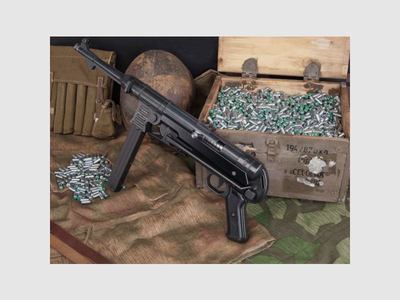 MP40 GSG SRS-wapen PTB 9mm P.A.K. Vrij vanaf 18 jaar
