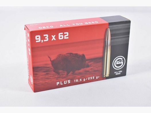 Geco 9,3x62 Plus 255grs / 16,5g