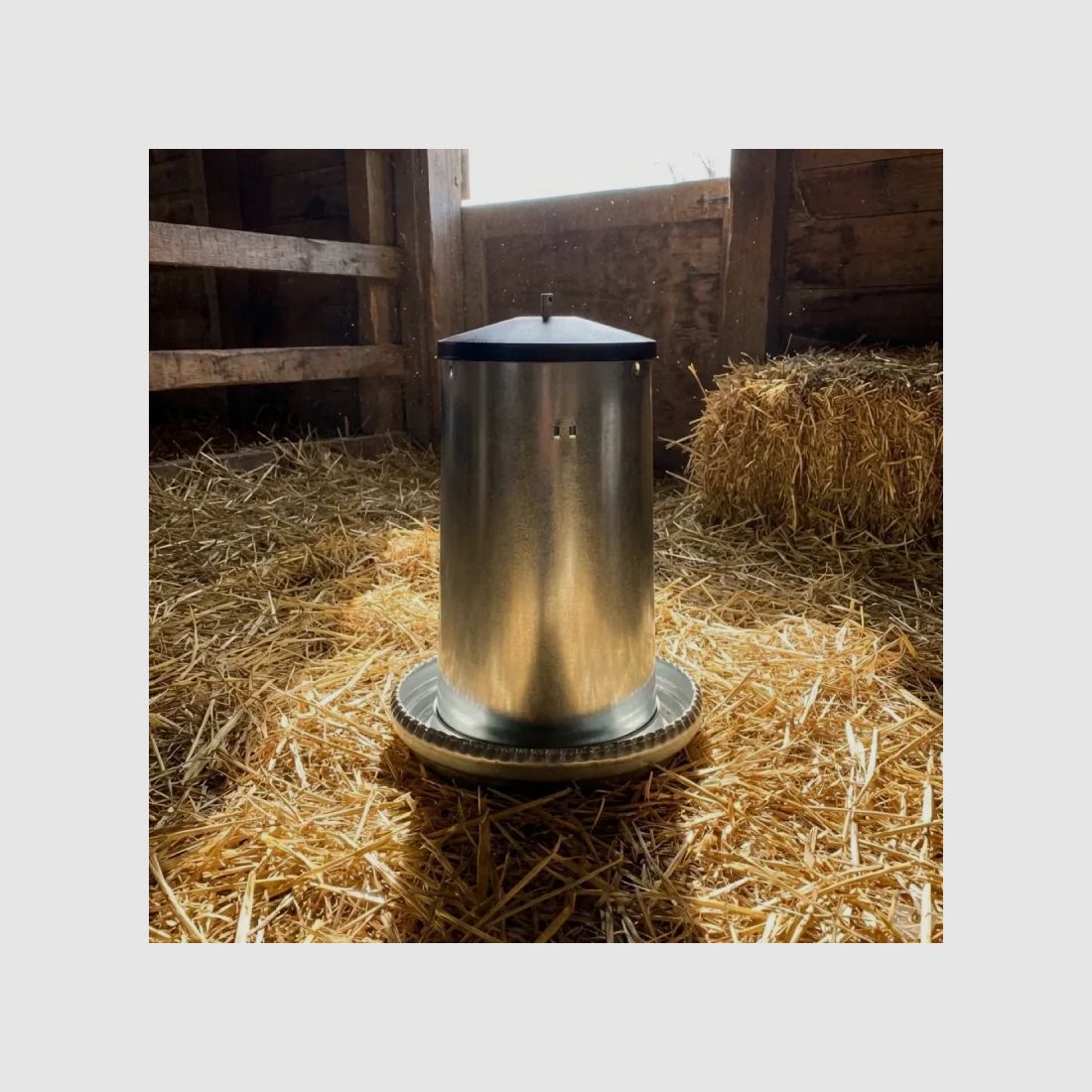 Futterautomat für Geflügel aus Metall mit 40 kg, Bild 9 von 11