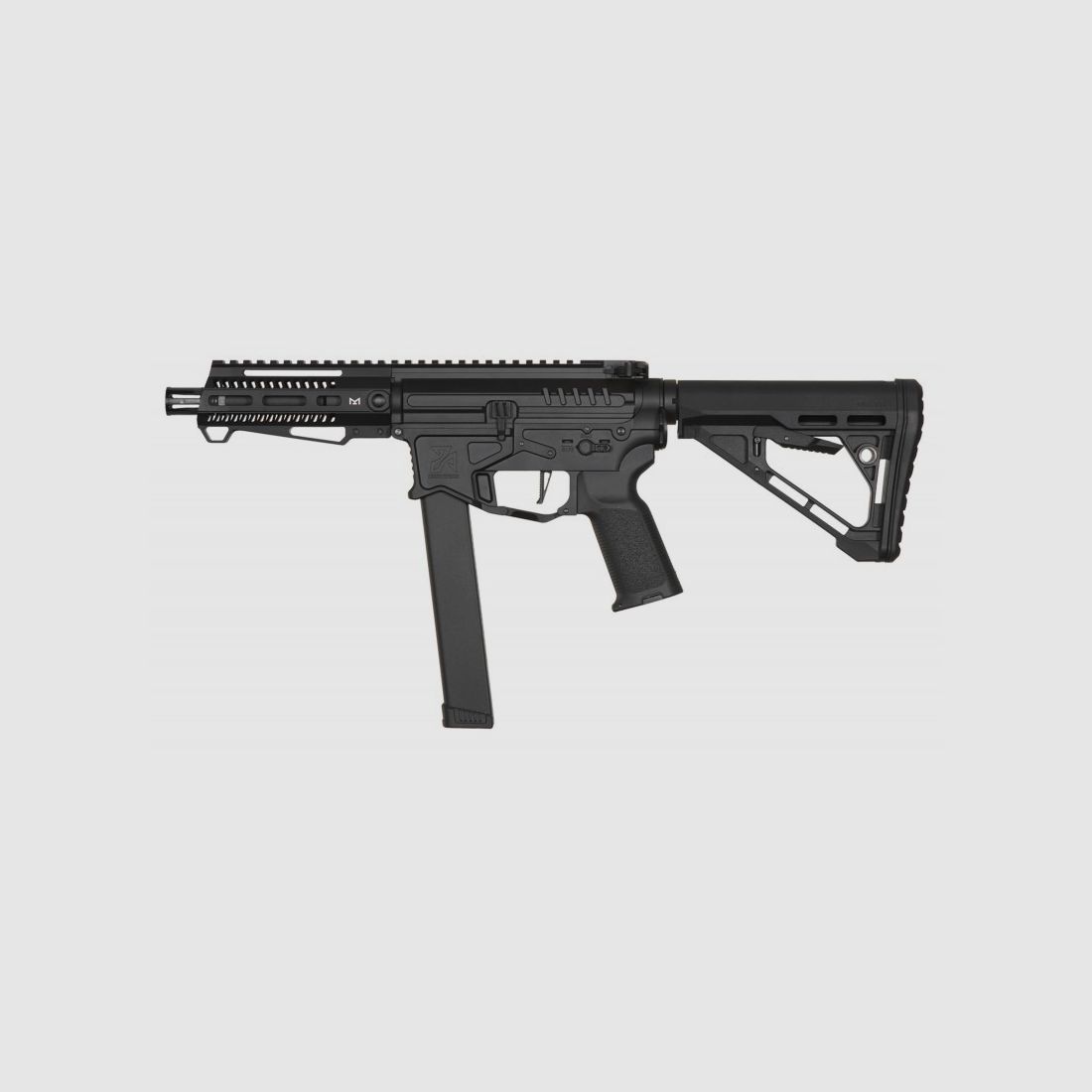 Replik Zion Arms PW9 Mod 1 Kurzes Handguard Schwarz, Bild 1 von 2