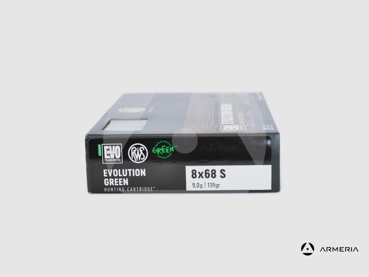 RWS Evolution Green kal. 8×68 S 139 gr – 20 nabojów, zdjęcie 2 z 2
