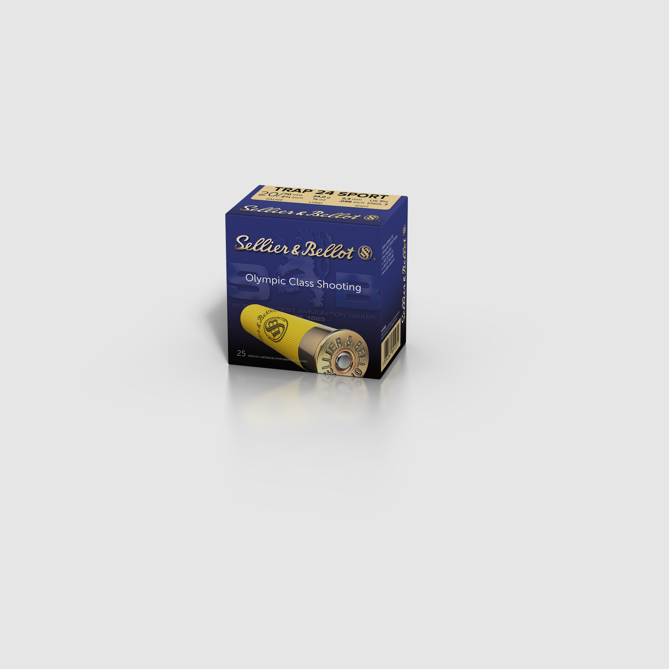 Sellier & Bellot Shotgun Ammunition 20/70 24g 2.40mm Trap Sport, image 1 of 2
