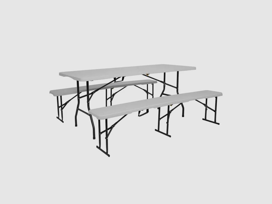 Table de camping NC1618 Nils Camp en blanc