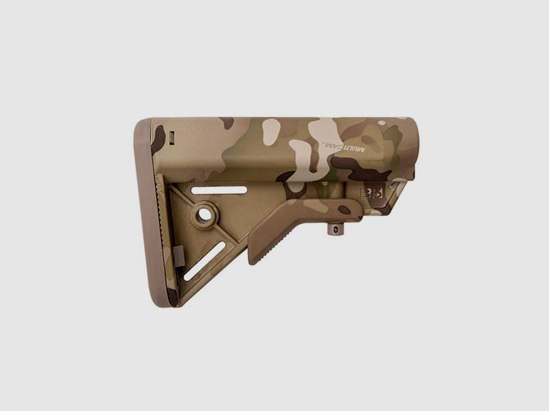 B5 SYSTEMS AR-15 BRAVO STOCK RICHIUDIBILE MIL-SPEC MULTI-CAM, immagine 3 di 5