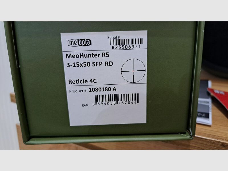 Bergara Bergara TD 13 , Kal. .308 Win., 18 Zoll Lauf , Mündungsgewinde 5/8x24; Meopta Zielfernrohr R5 SFP RD 3-15x50 Abs. 4c Leuchtpunkt; Schalldämpfer HQS Hunter 7,62mm , 5/8"x24 inkl. Neoprenschutz