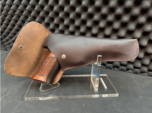 Gürtelholster, CZ75, Leder, dunkel Braun