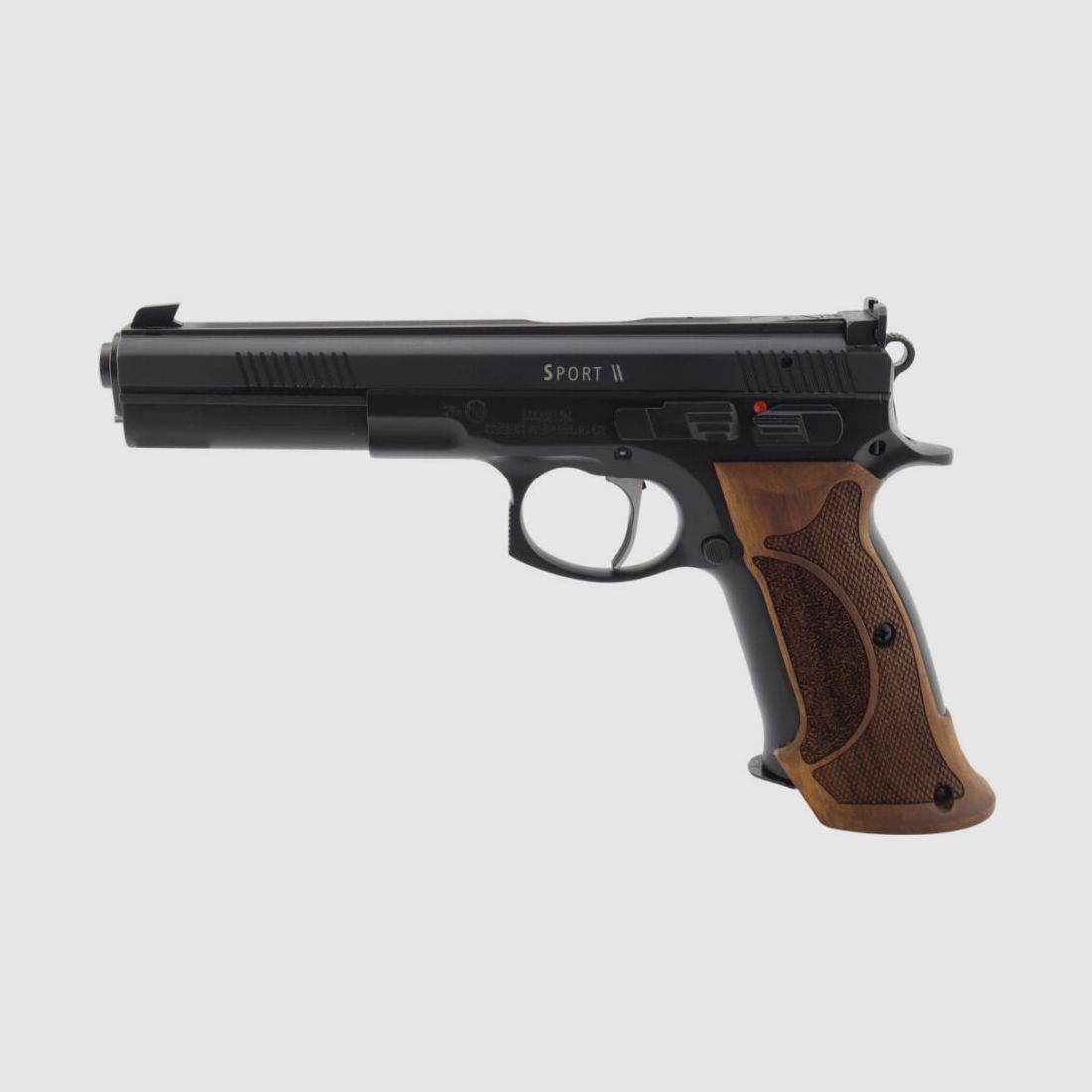 Waffen Oschatz Sport II SA 6" Longslide Matchpistole Nussbaum Matchgriff original von Waffen-Oschatz Stuttgart CZ75