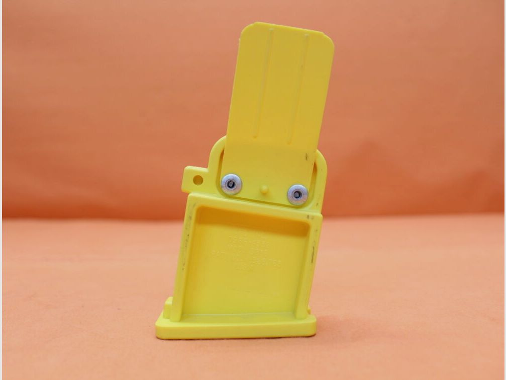 Boonie Packer AR-15: Safety Magazine Well Bolt Block BooniePacker Polymer yellow with Ejection Port Flag