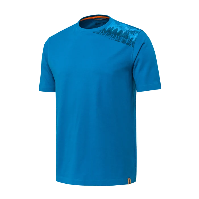 T-shirt Beretta Pine Shoulder Turchese TS881
