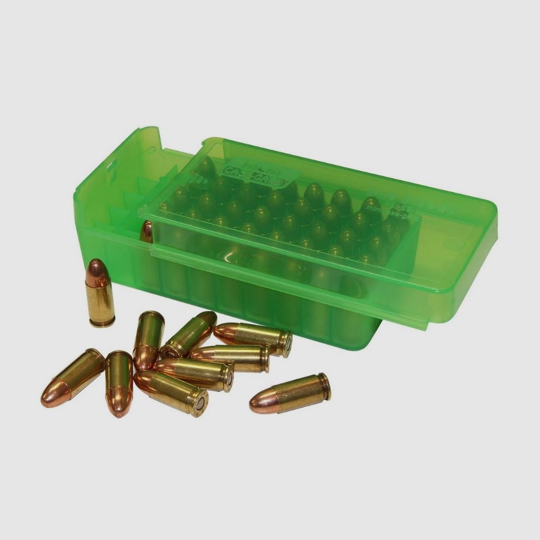 MTM Munitionsbox 50 Patronen Pistole