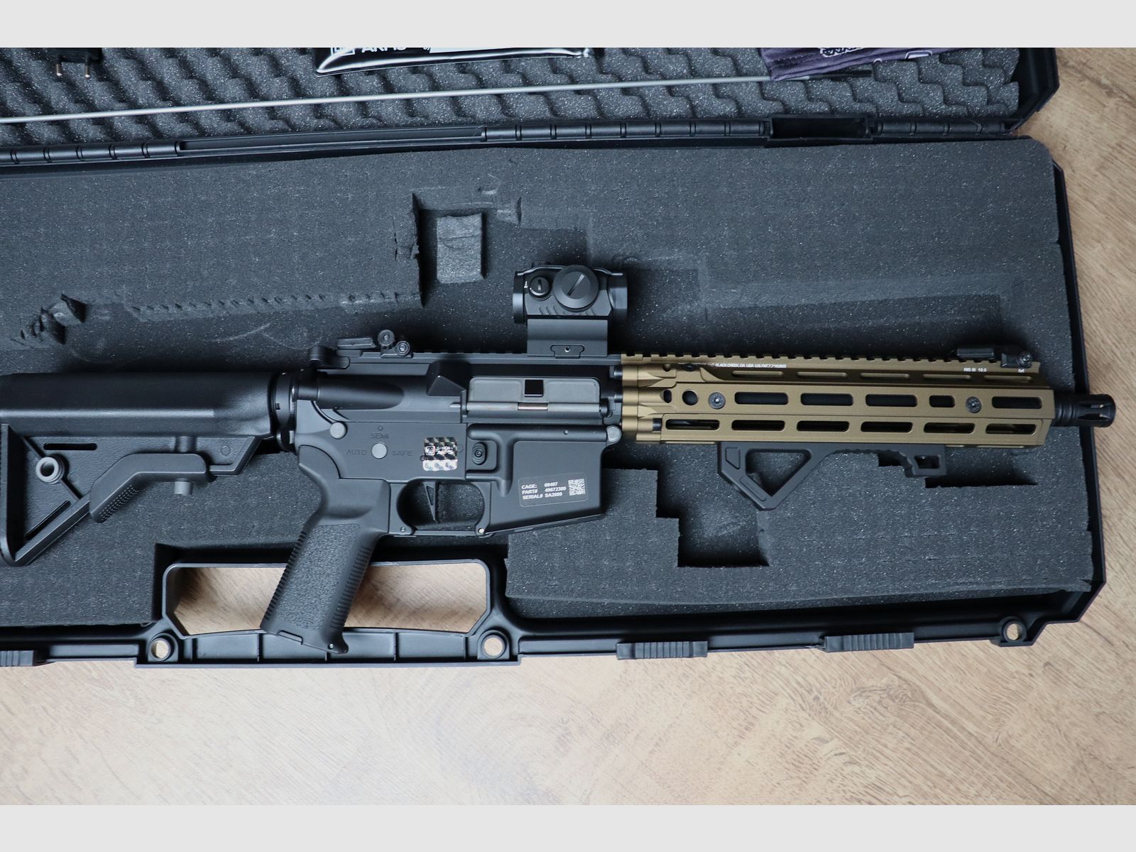 Specna Arms SA-E27 10,5" RIS III Edge mit HAL ETU, Chaos Bronze Paket