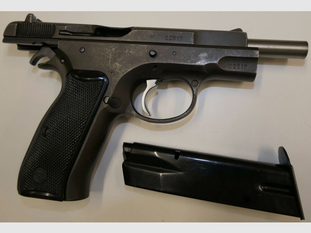 CZ Halfautomatische Pistool, CZ75, 9x19mm; 9mm Para; 9mm Luger
