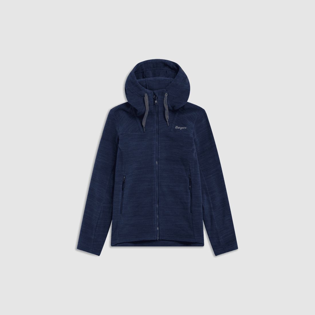 Bergans Hareid Fleece Hood Jacket Femme Bleu Marine XL