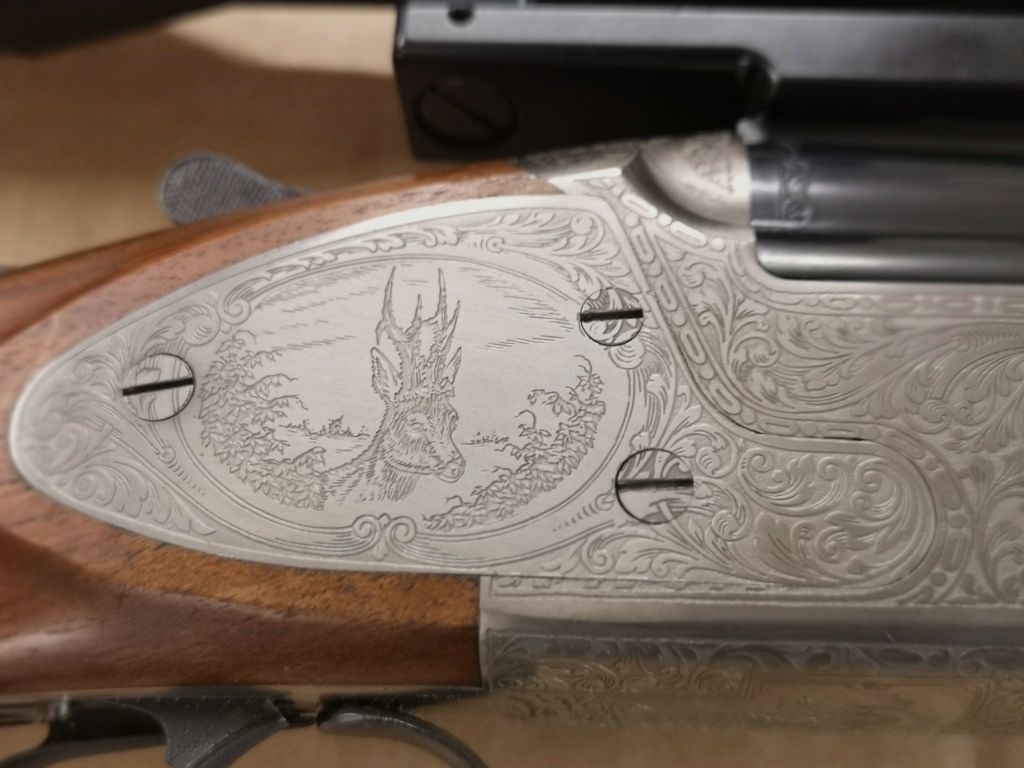 Bock rifle S2000 Luxury 7x65R and 12/70 side lock