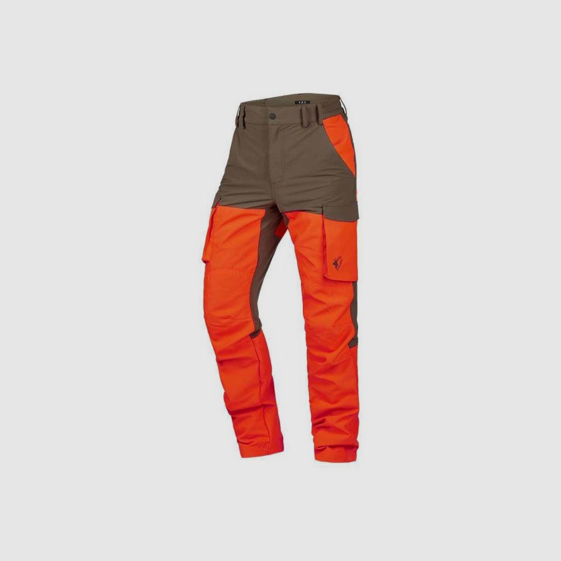 Pomarańczowe Spodnie Cargo Trackeasy do Polowania i Outdoor, zdjęcie 2 z 4
