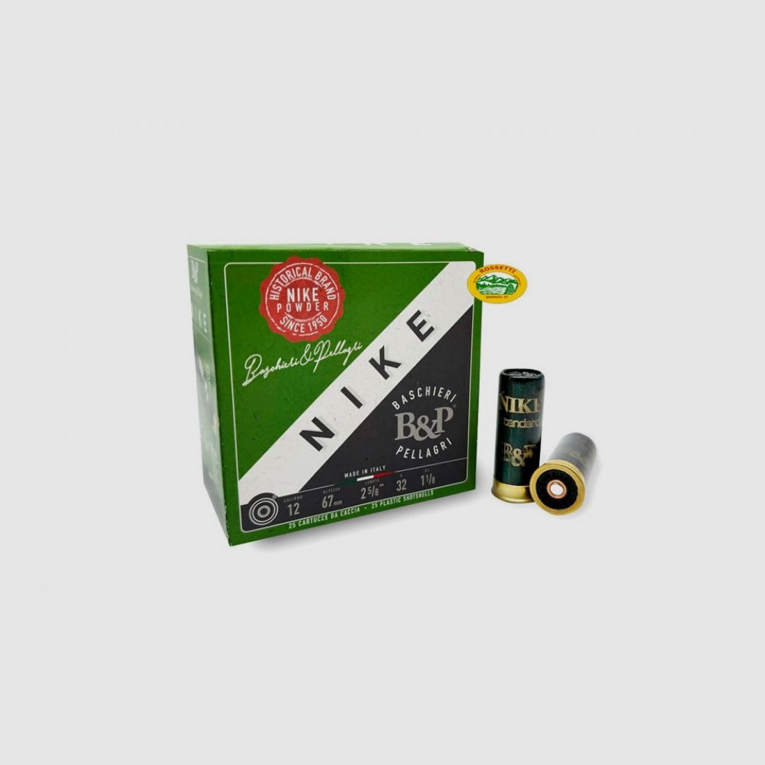 BASCHIERI & P. Patronen NIKE Extra HP Kal.12 gr.35 pb.4 spezielle Taube
