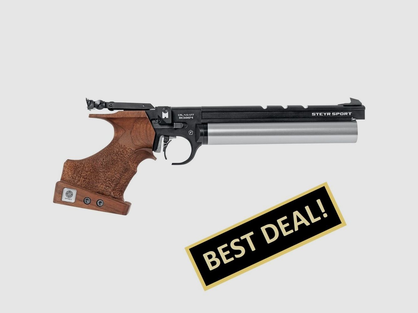 Steyr Match Pistola ad aria 50 Versione destra - Dimensione impugnatura: M