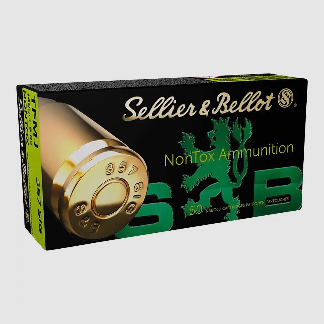 Sellier&Bellot TFMJ Non-TOX 9,0g/140grs à50 .357 SIG