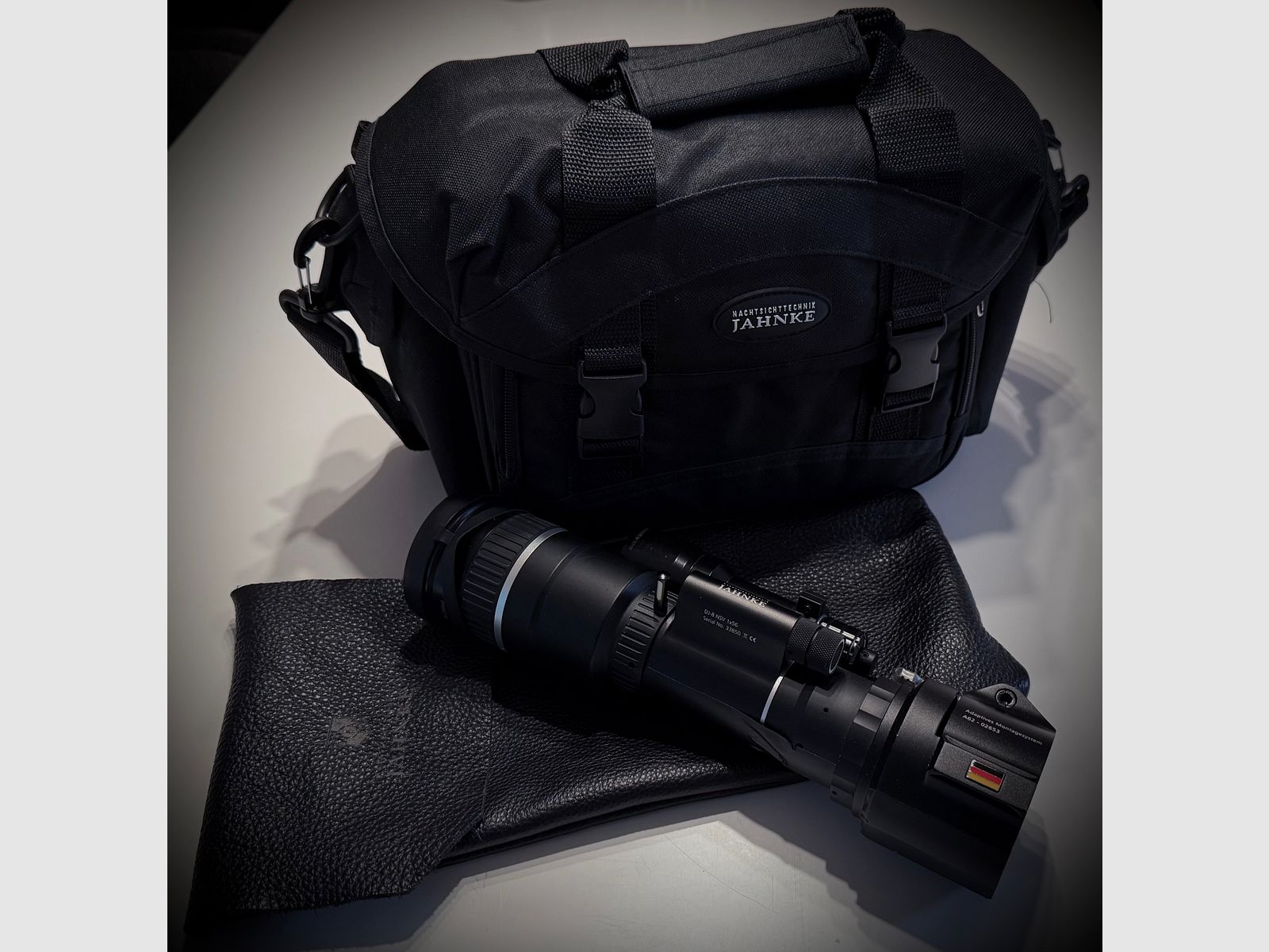 Nachtsichtgerät Jahnke DJ-8 NSV 1x56 – Komplett-Set, Top Zustand