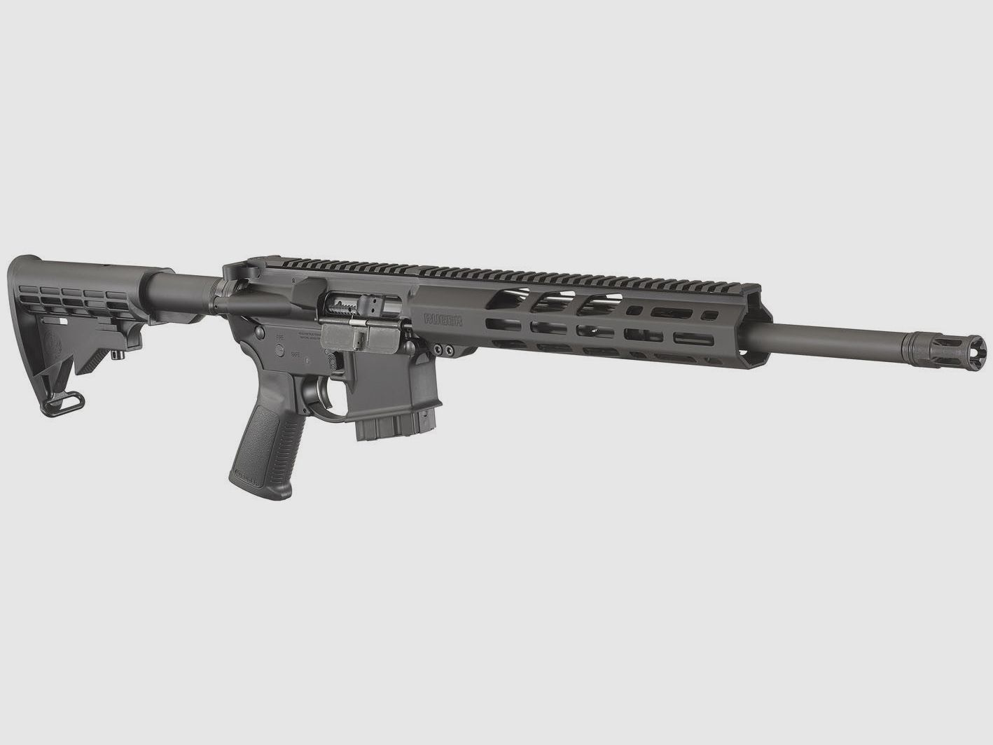 Fusil Semi-Automatique Ruger AR-556 avec Garde-Mains Free-Float - 300 AAC BLK, image 2 sur 9