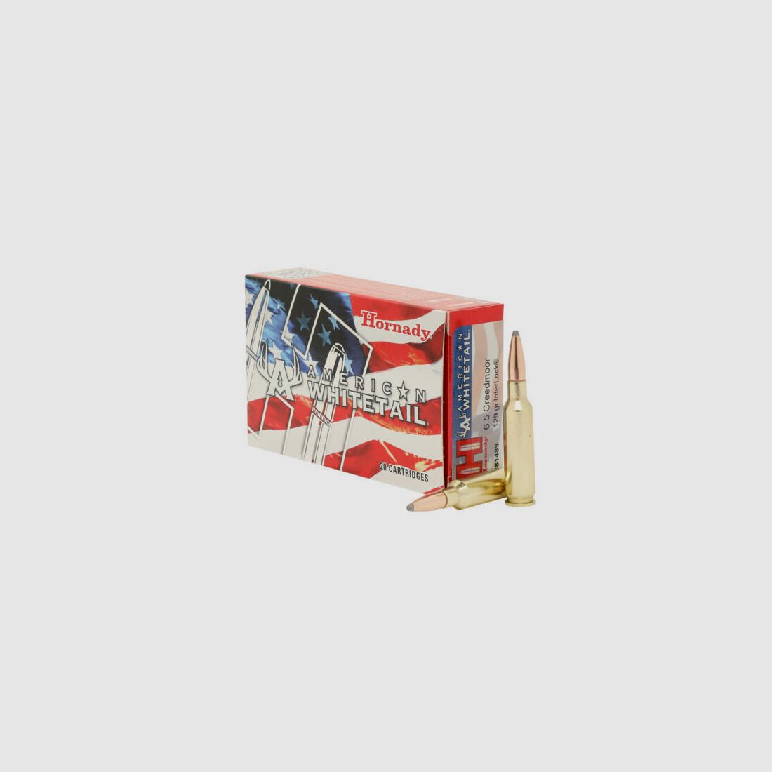 Hornady Interlock 8,4g/129grs à20 6,5 Creedmoor