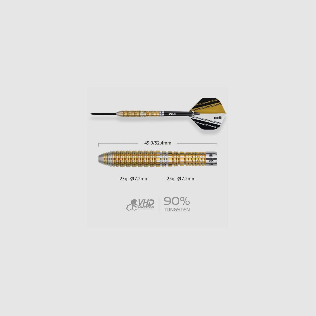 ONE80 – Dominik Celary Signature Dart Steeltip 23g, Bild 5 von 5