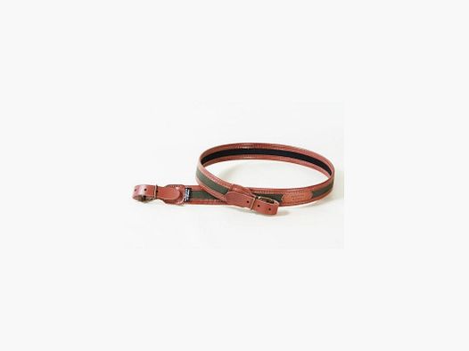 Cinghia fucile cordura verde e cuoio Buffetteria Spadoni