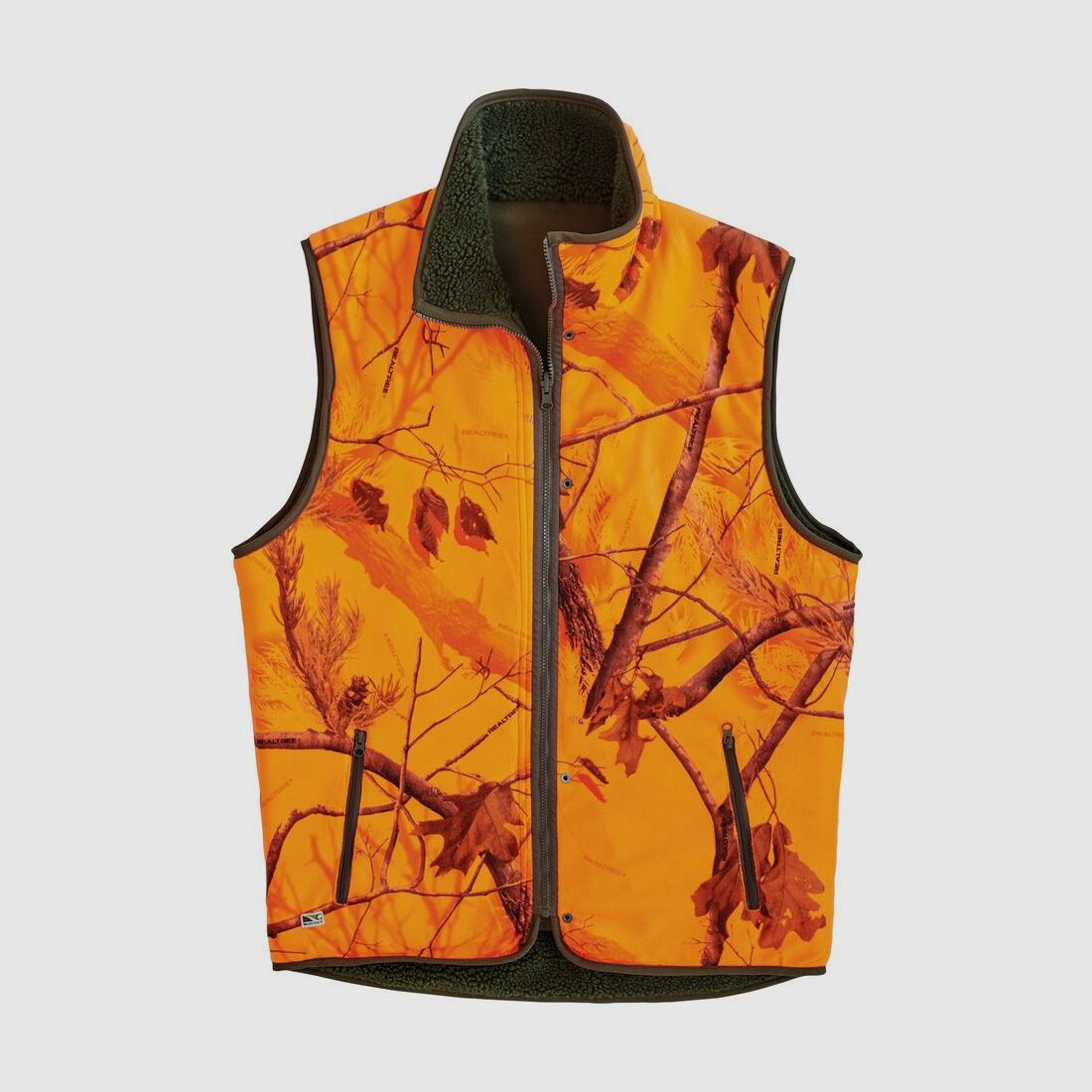 Scheibler fiber fur reversible vest