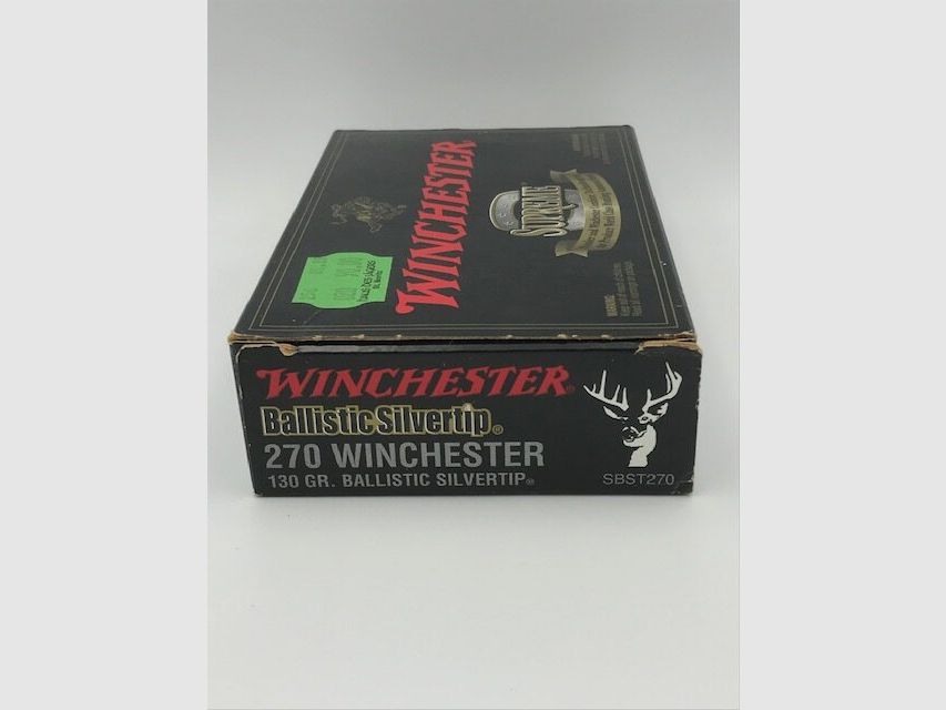 WINCHESTER rifle ammunition .270 Win. Ballistic Silvertip 130 GR.